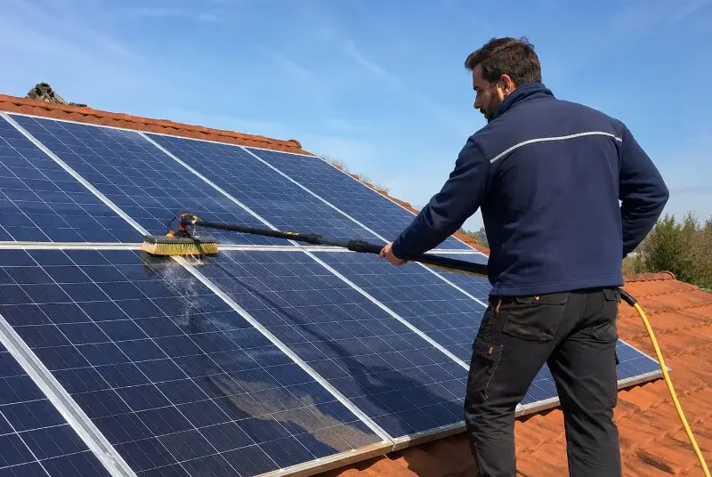 Nettoyage et entretien de panneaux solaires à la Brée-les-Bains